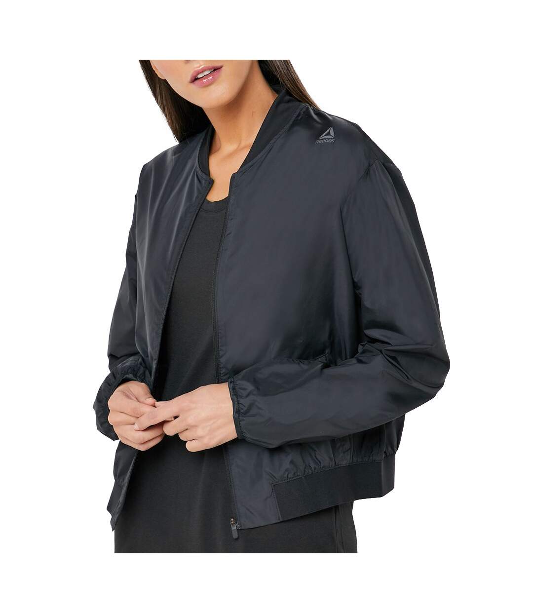 Veste coupe-vent Noire Femme Reebok Comm