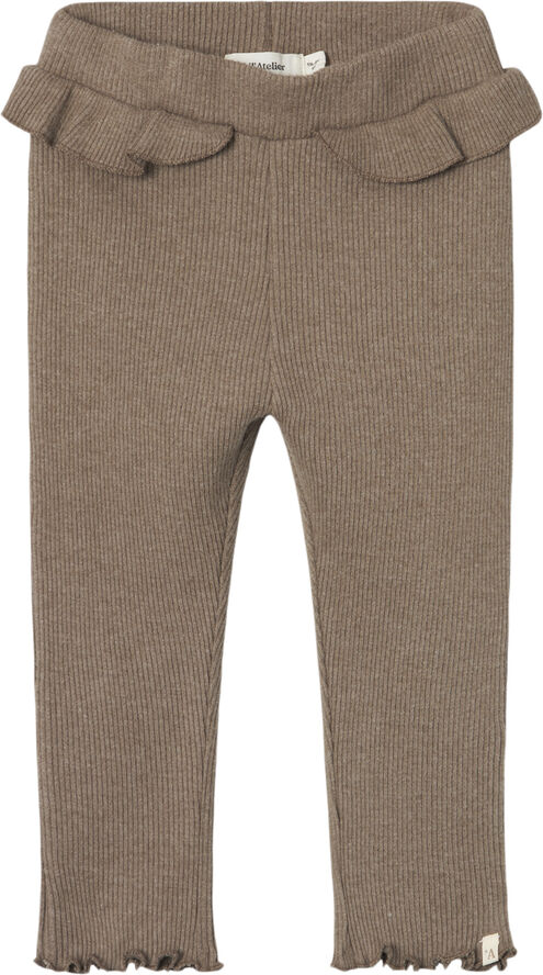 Lil' Atelier NMFSOPHIA SIM PANT LIL Shitake