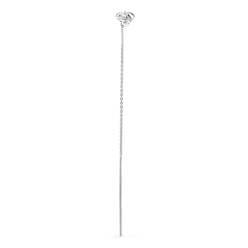 Jane Kønig Leaf Chain Ørering, Silver