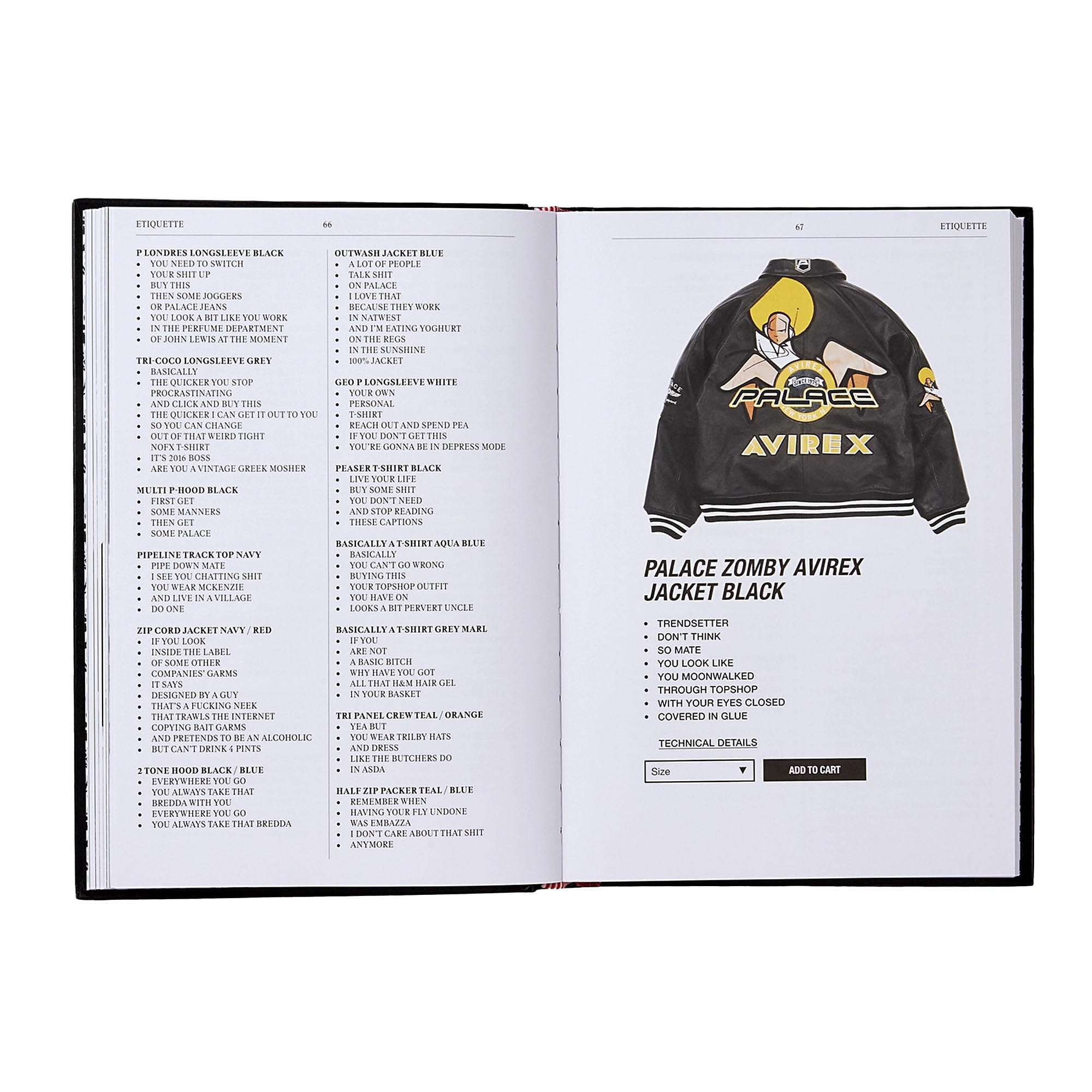 Phaidon<br>Palace Product Descriptions