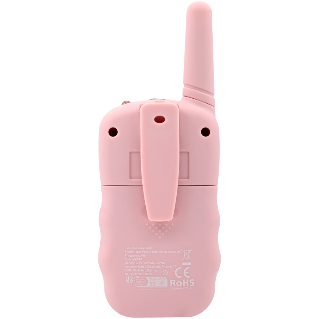 Lalarma walkie talkie roze - 1st