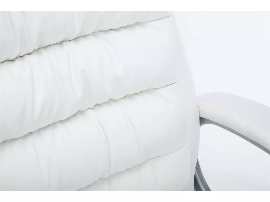 Chaise de bureau - Similicuir - Blanc - XXL Vancouver