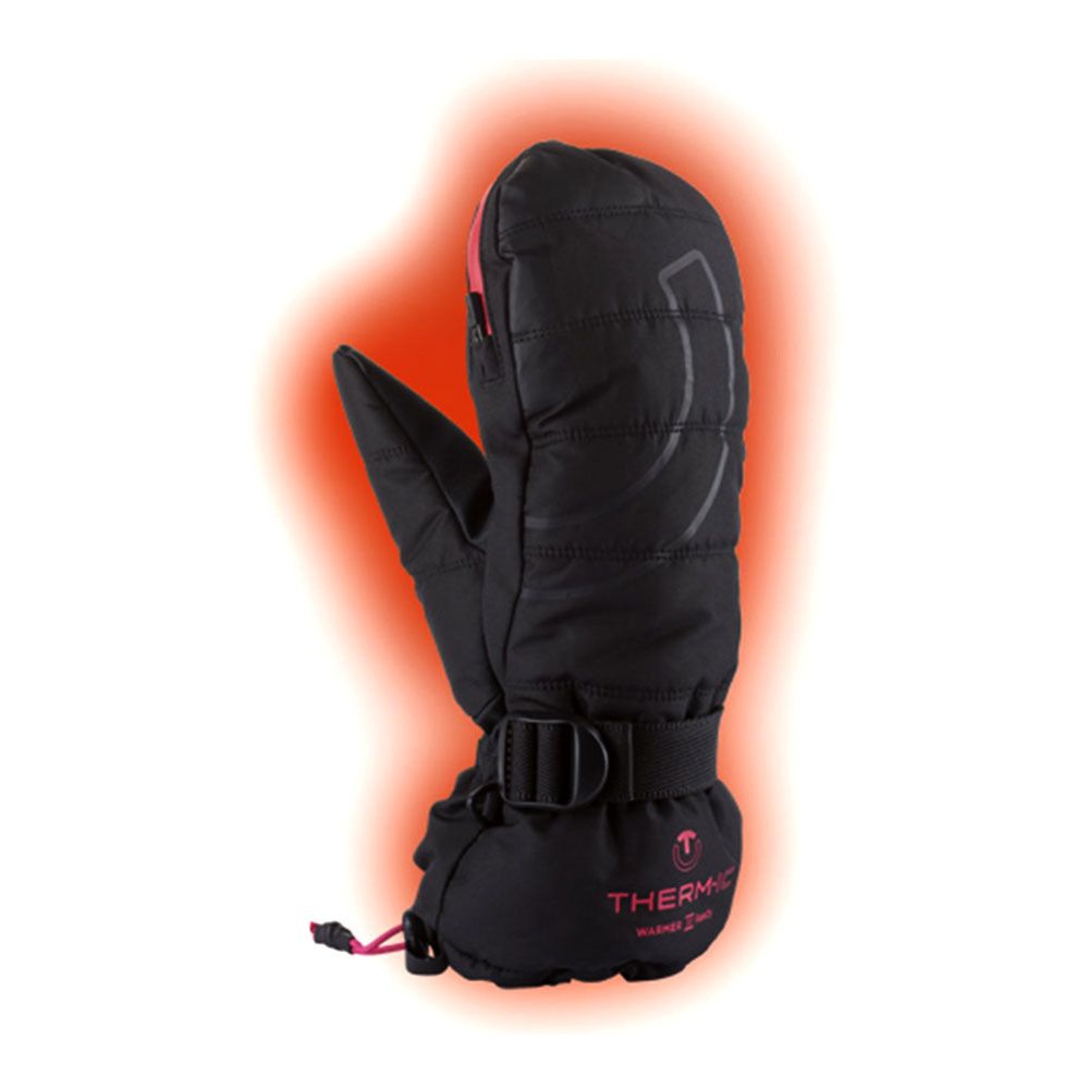 Therm-Ic WARMER READY - Moufles Femme noir/rose
