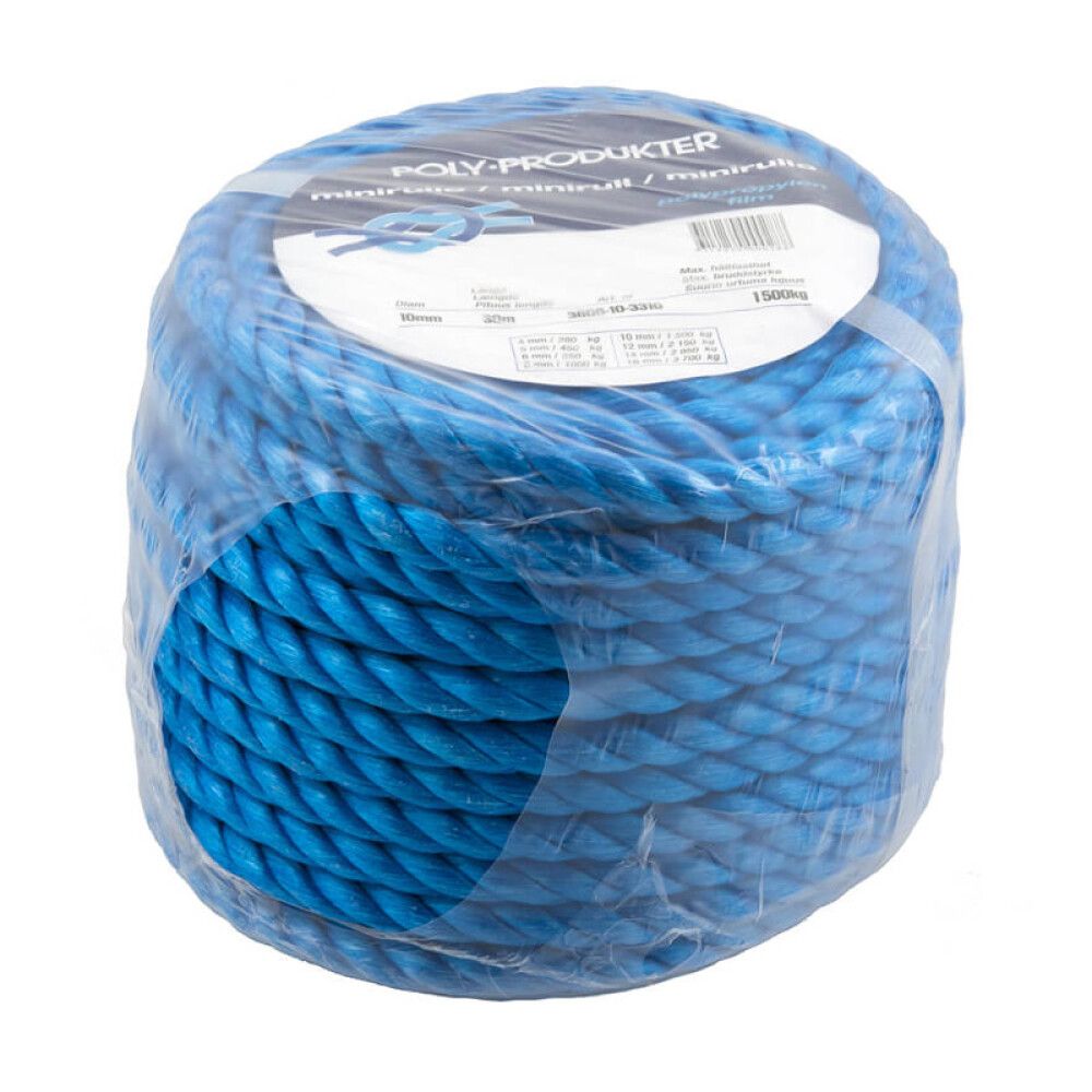MINIRULL POLY-PRODUKTER PP-FILM Ø10MMX30M BLÅ