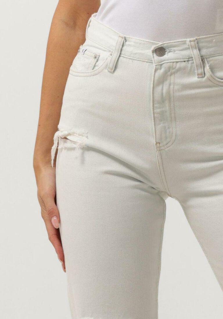 CALVIN KLEIN witte calvin klein mom jeans mom jean