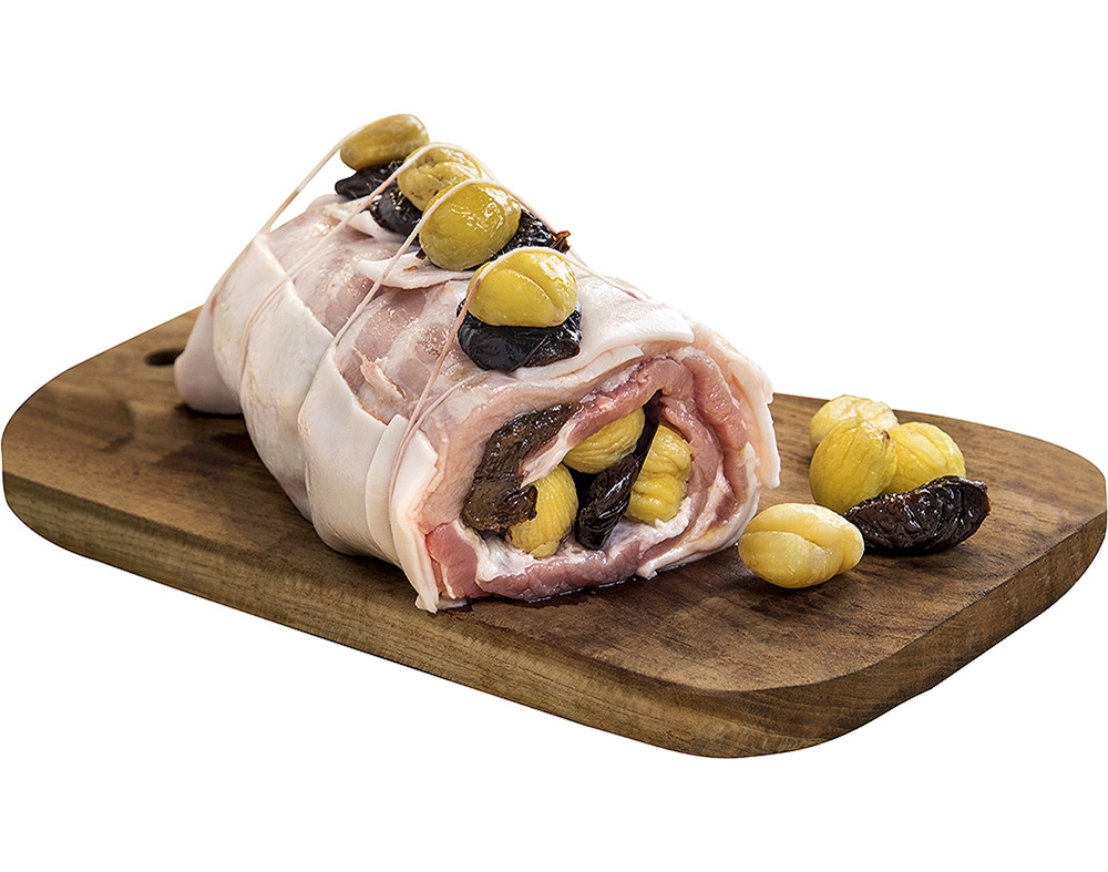 ROTI ENTREMEADA PORCO RECHEADO COM CASTANHA E AMEIXA KG