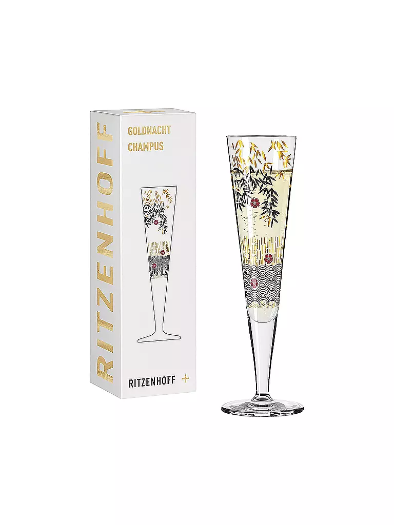 RITZENHOFF Champagnerglas Goldnacht 2022 #19  gold