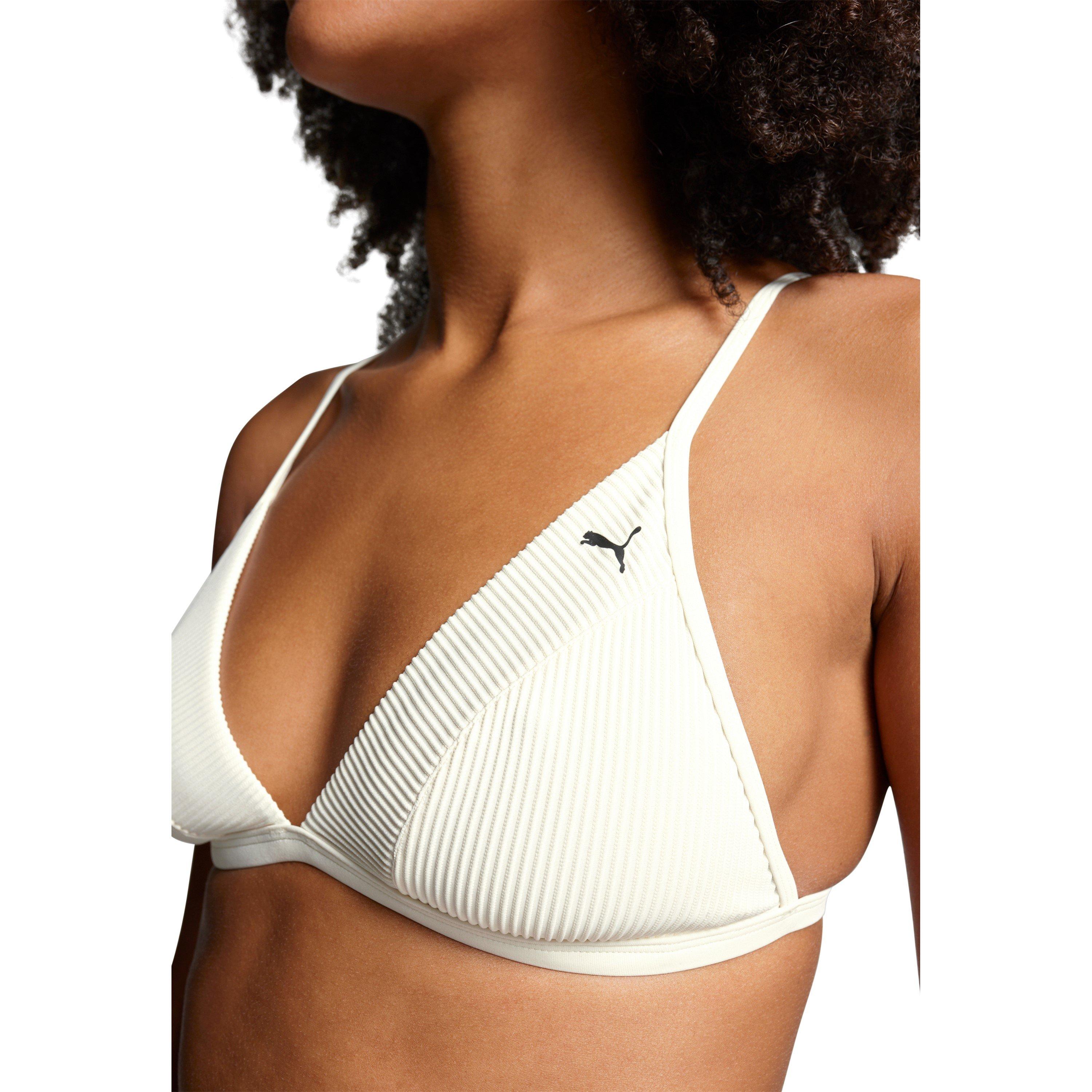 Puma Ribbed Triangle Bikini Top Womens