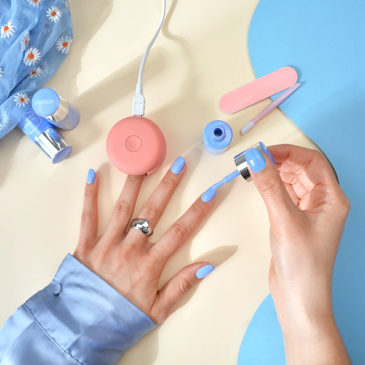 Le Mini Macaron  Single Gel Polish - Fleur Bleue