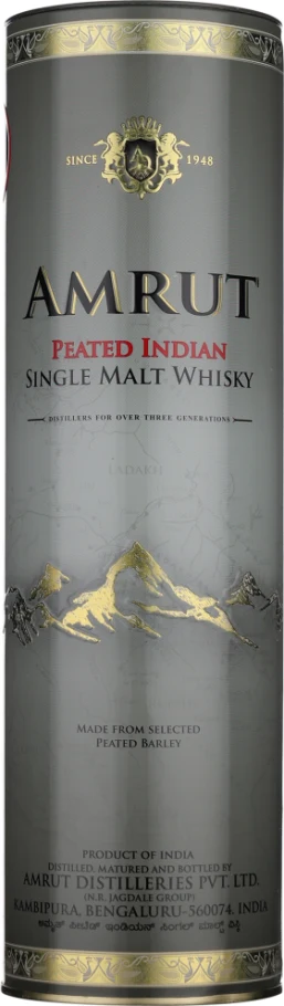 AMRUT PEATED INDIAN SINGLE MALT 70CL