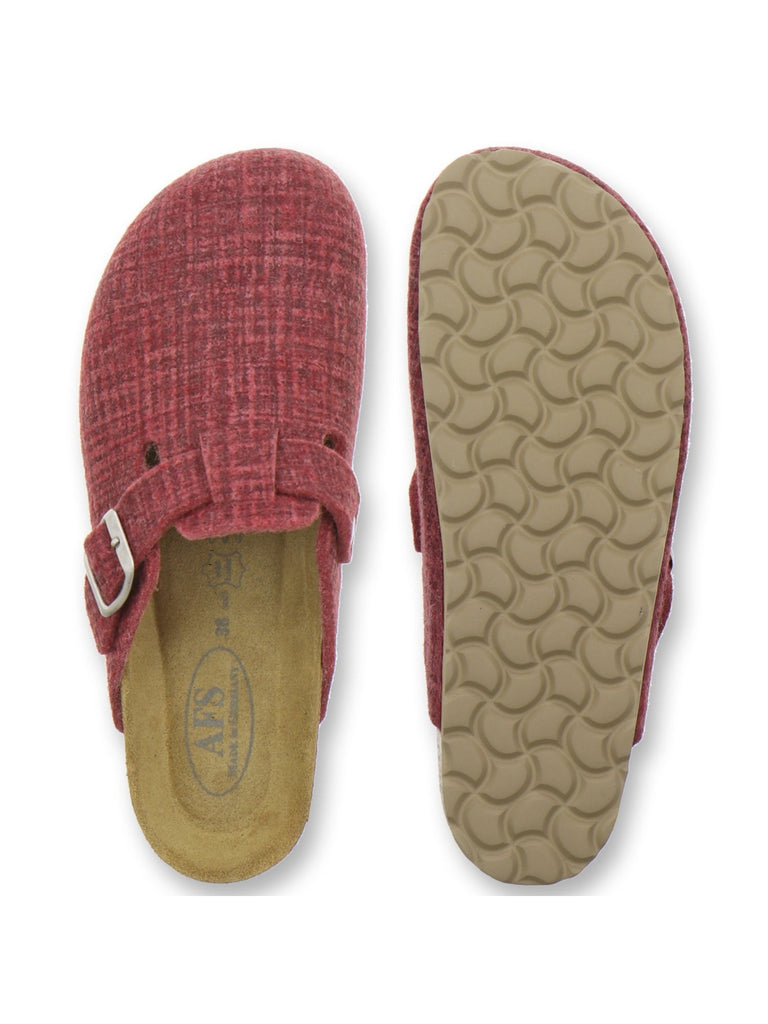 Filz Hausschuhe Damen bordo
