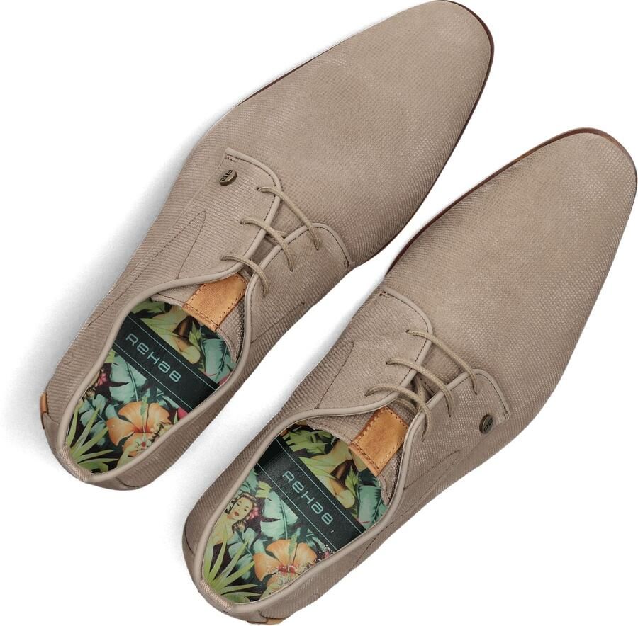Rehab GREG WALL SUE 5000 SND NM heren veterschoenen gekleed beige