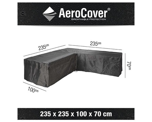 Beschermhoes voor hoekloungeset 235x235x100xH70 cm