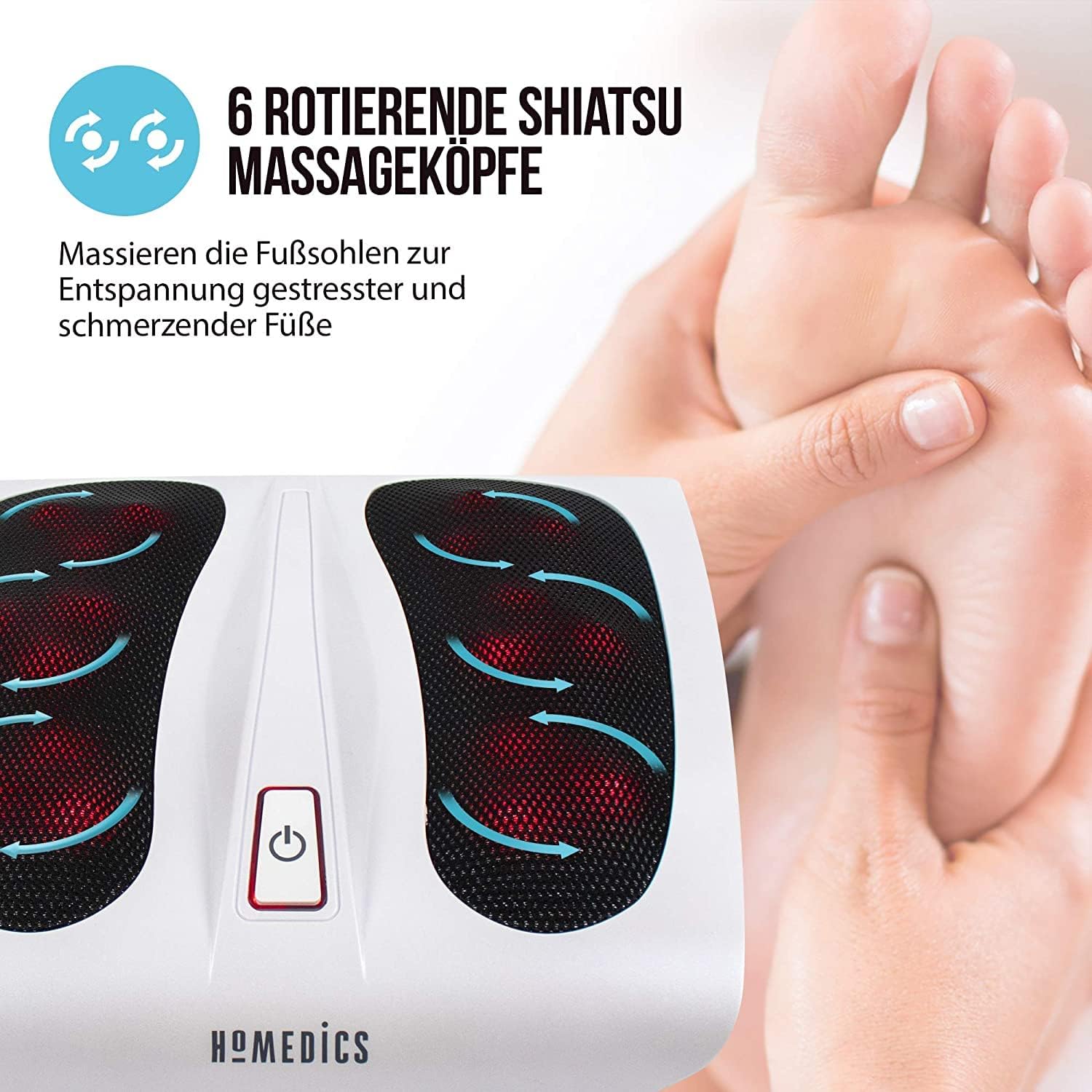 HoMedics Siège de Massage pour Le Dos et Epaules, 79 cm x 46 cm, Gris