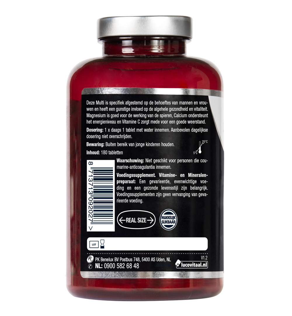 Lucovitaal Multi A-Z (180 tabletten)