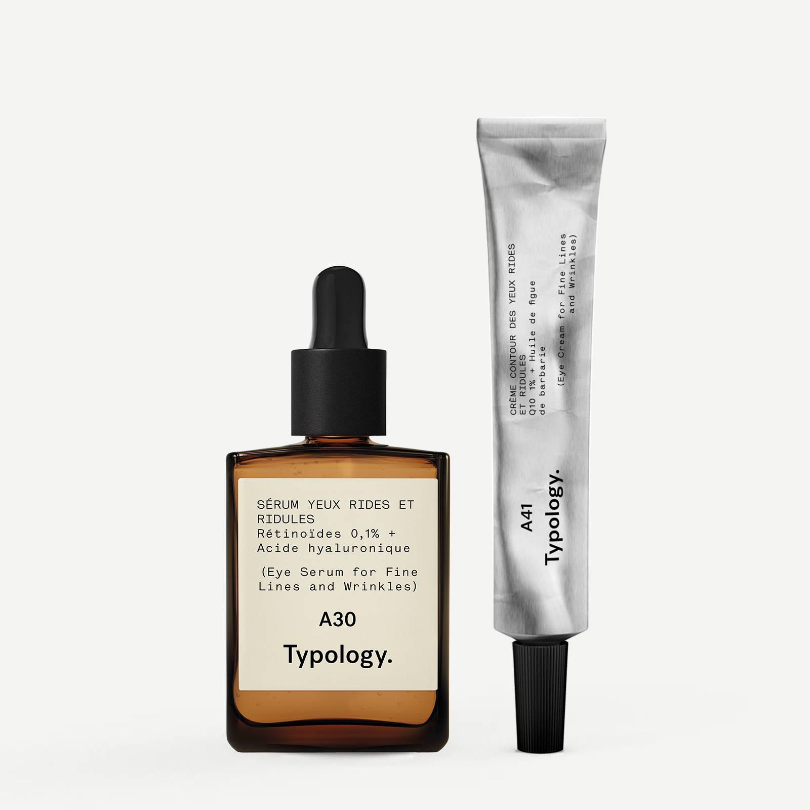 Routine lissante contour des yeux