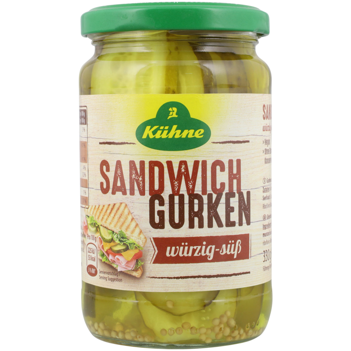 Kühne Sandwichgurken