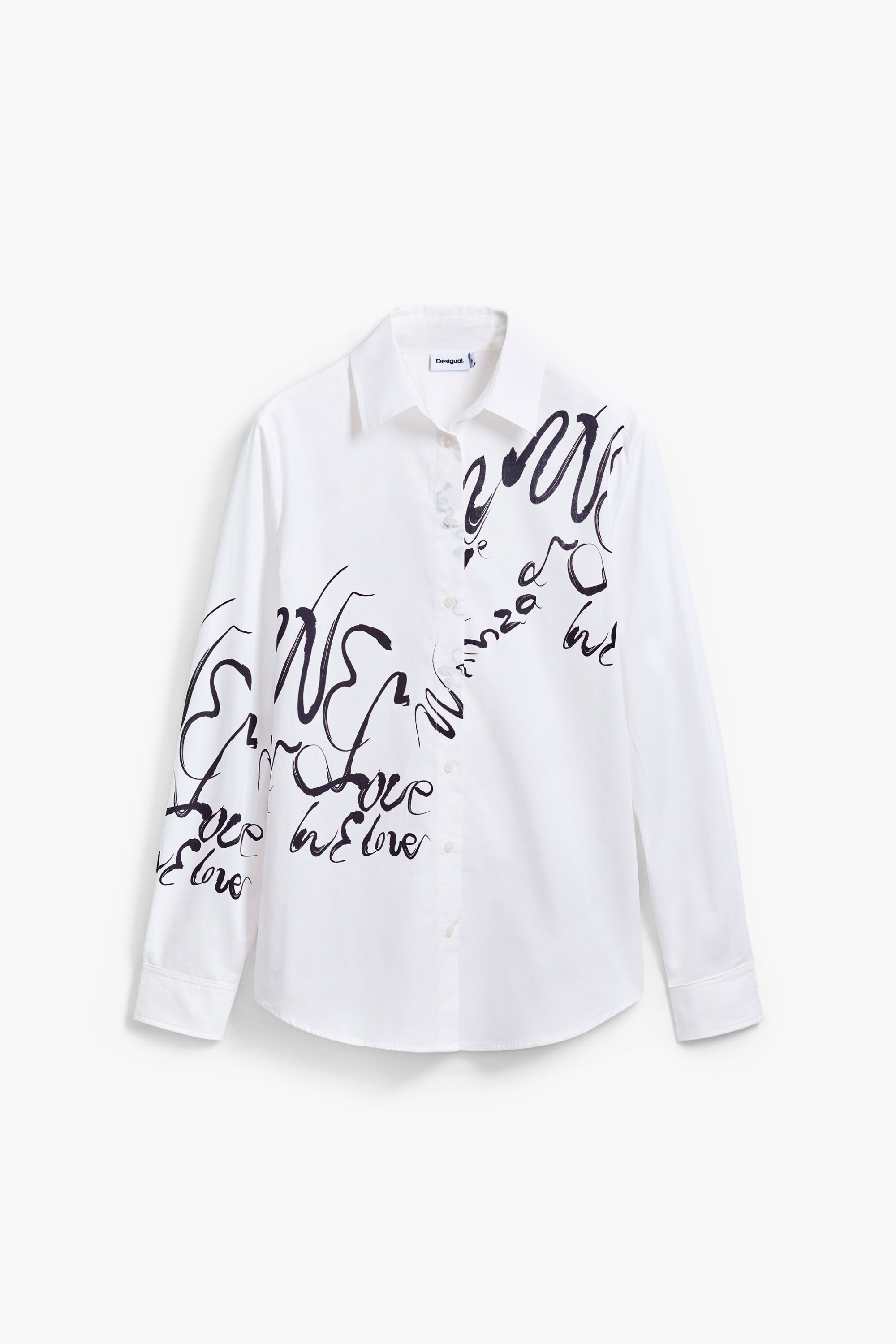 Camisa letras tinta