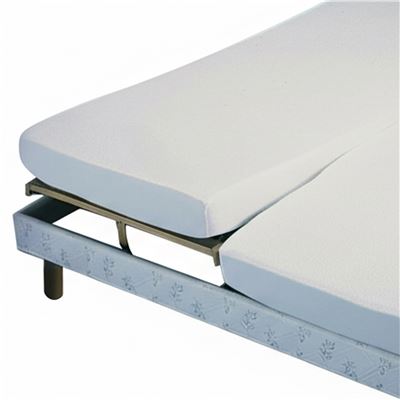 Housse alèse et Plateau Flanelle double couchage - 2 CONFORTS : simple et imperméable