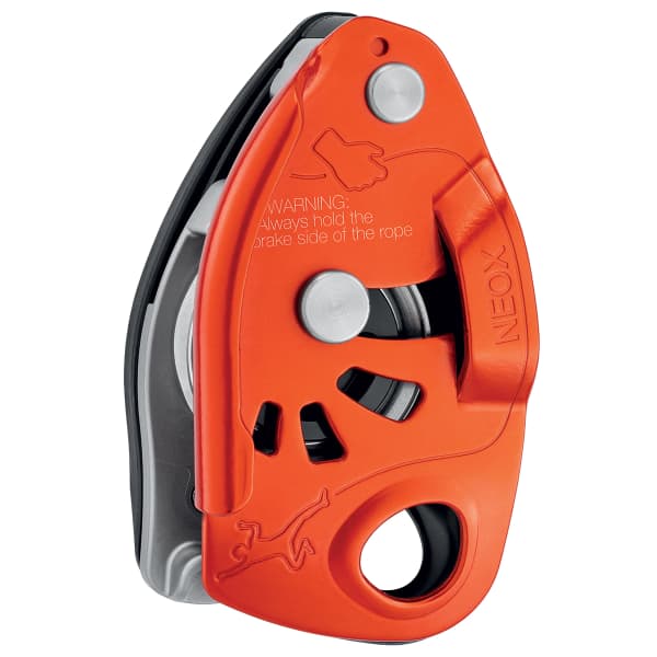 Assureur descendeur escalade PETZL NEOX ORANGE