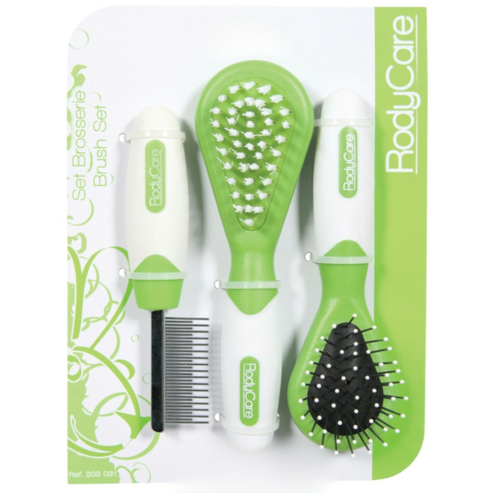 Set brosses et peigne pour lapins, furets, hamsters