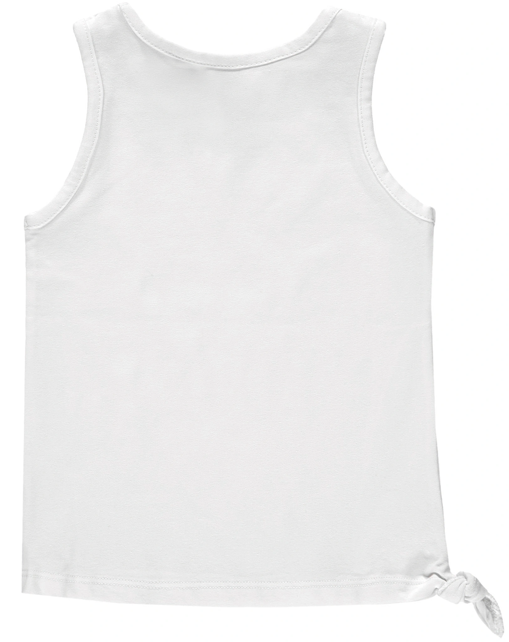 Top LOVE & HAPPINESS in bright white