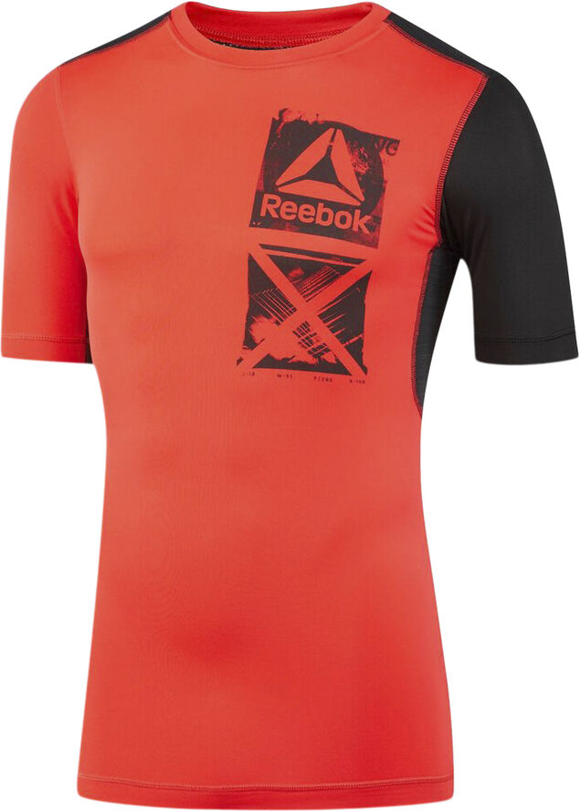 Reebok Activechill Graphic Comp Tee Rød