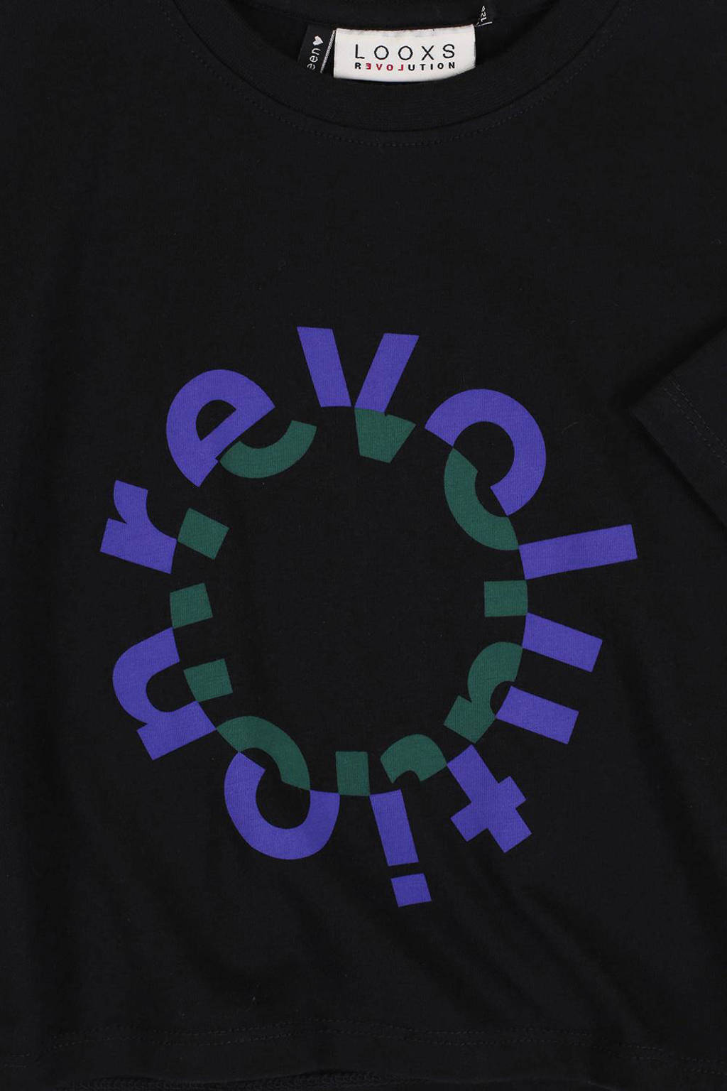LOOXS T-shirt met printopdruk zwart