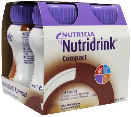 Nutridrink Compact chocolade 4x125g