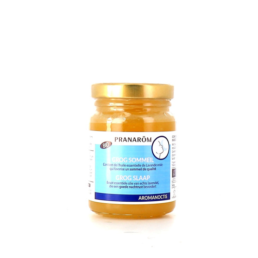 Pranarom Grog Sommeil Bio : miel et huiles essentielles pour dormir