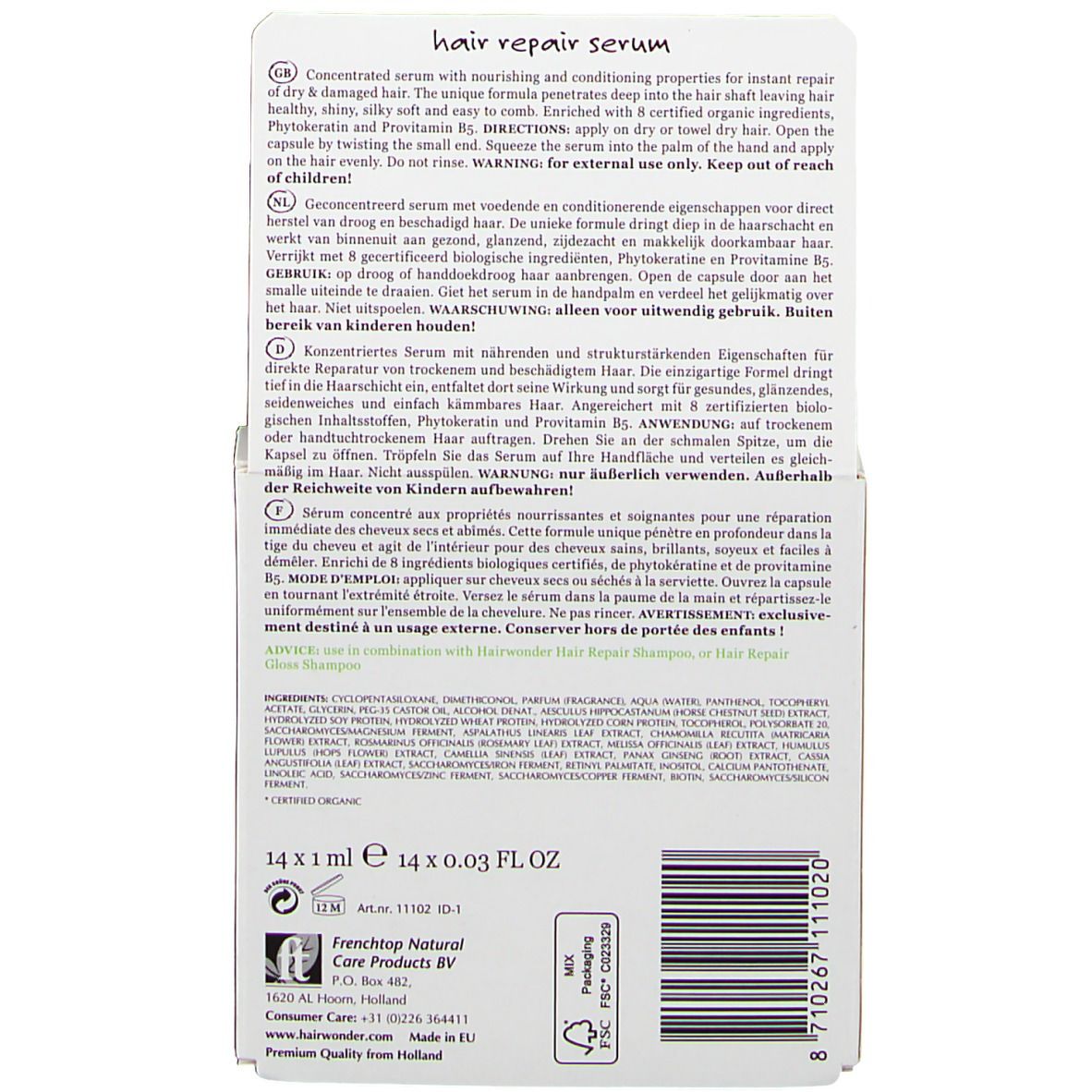 Hennaplus Hairwonder Serum Kapseln