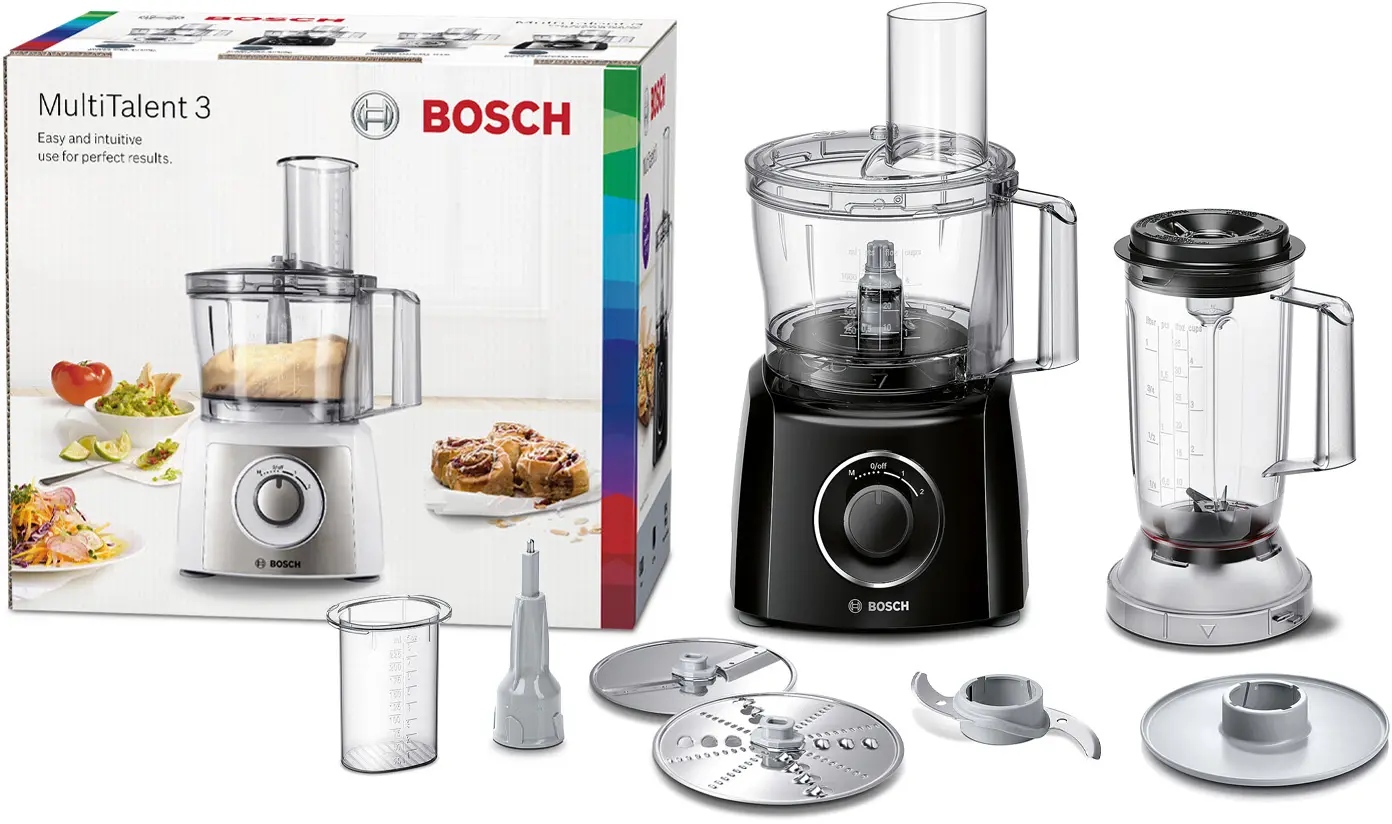 Food processor MultiTalent 3 800 W Zwart, zwart MCM3201B