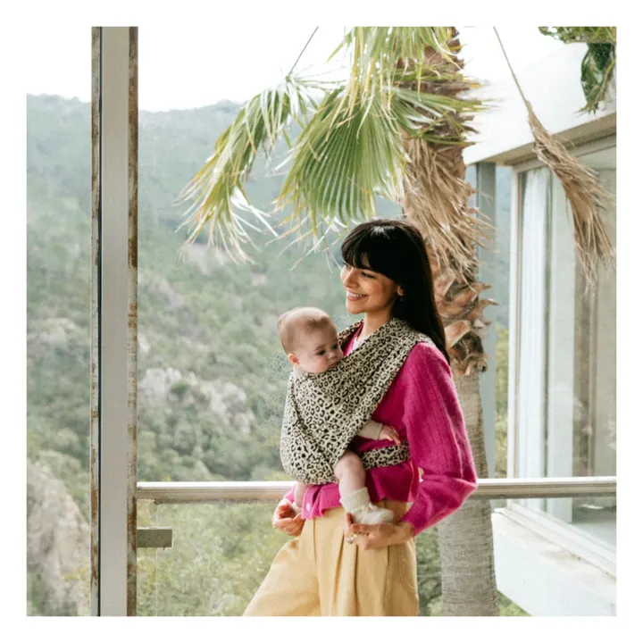 Studio Romeo Porte-bébé Léo en coton bio | Blanc