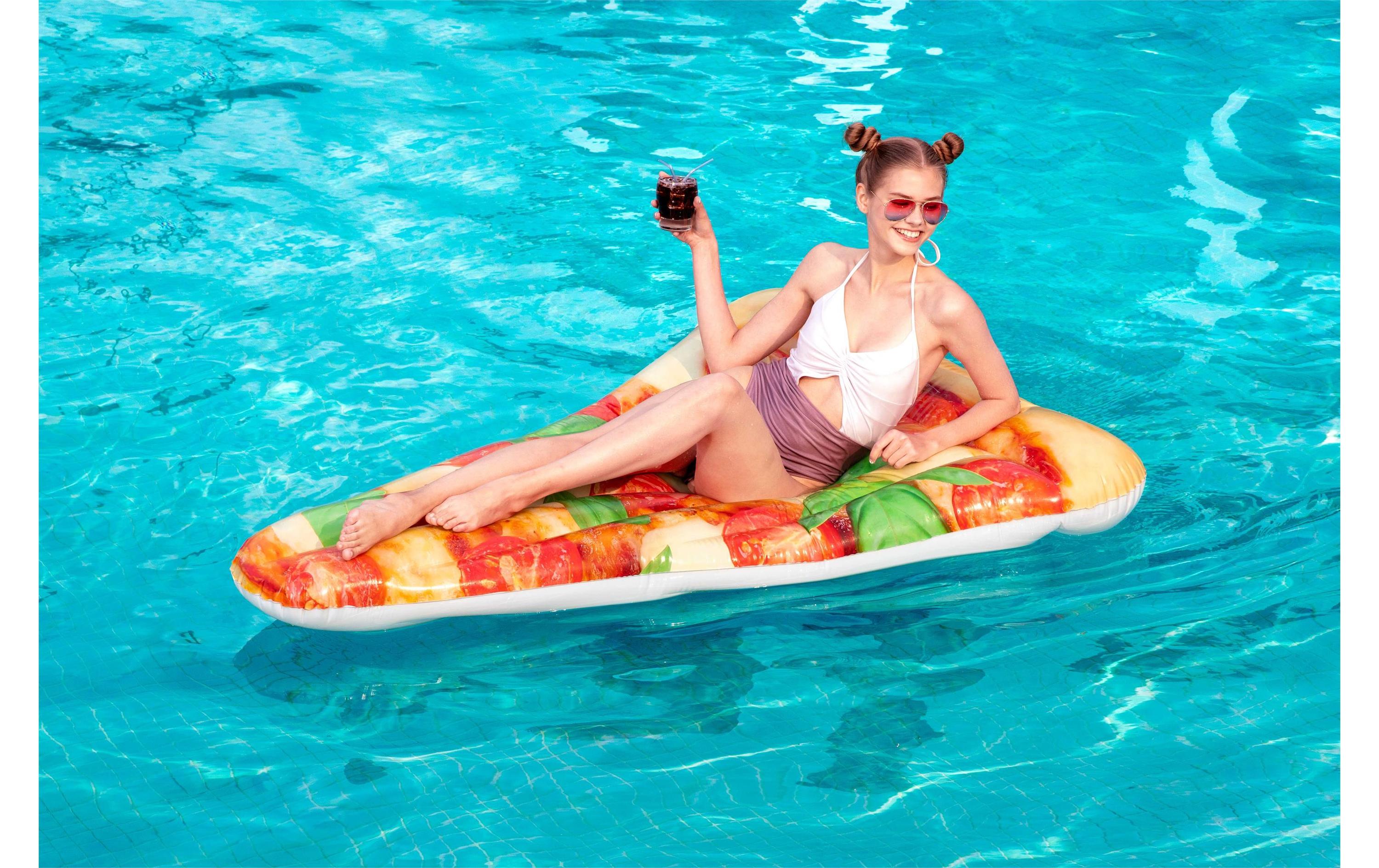 Pizza Party Lounge 188 x 130 cmLuftmatratze für Pool und Strand