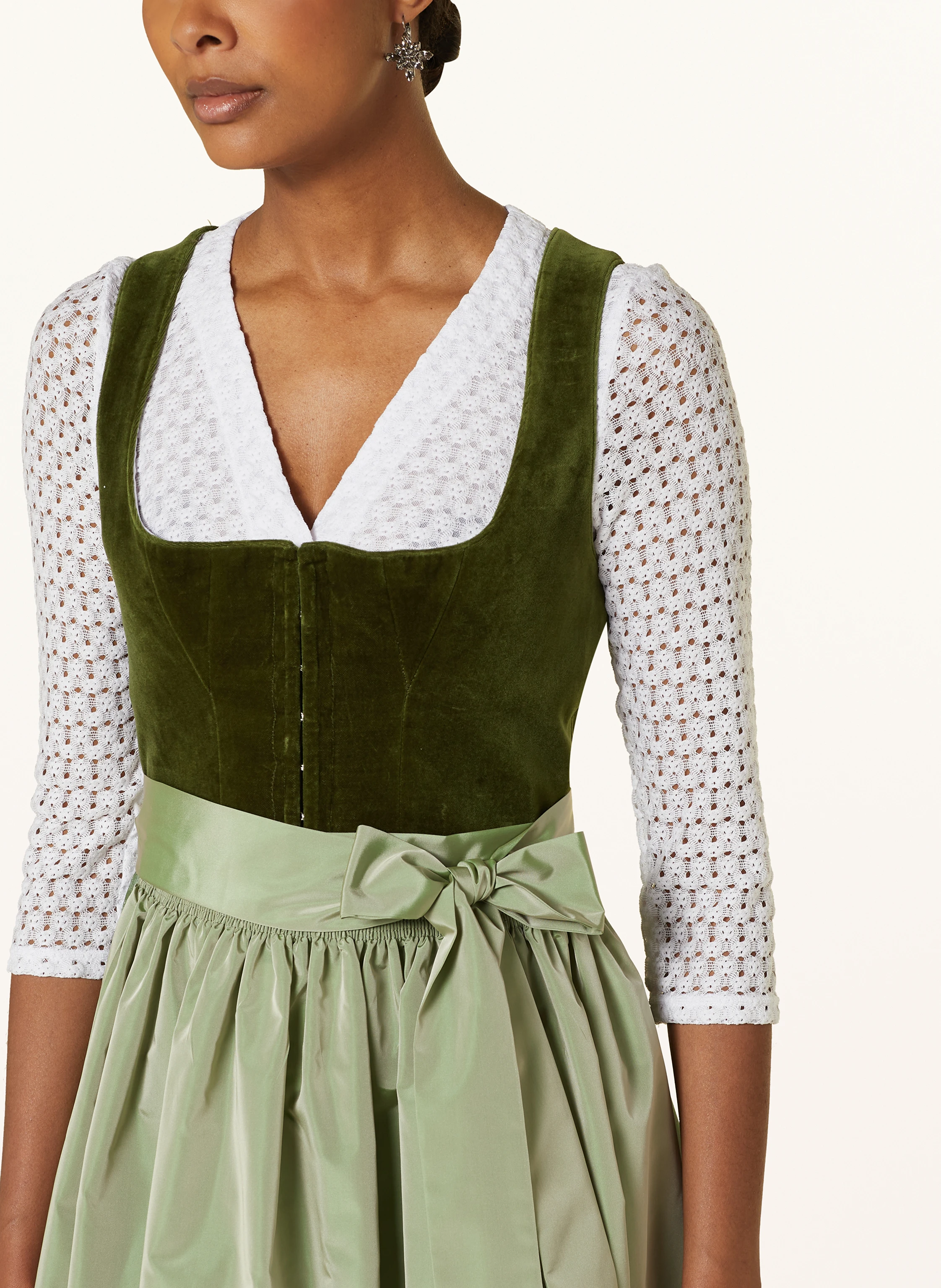 WALDORFF Dirndlbluse mit 3/4-Arm