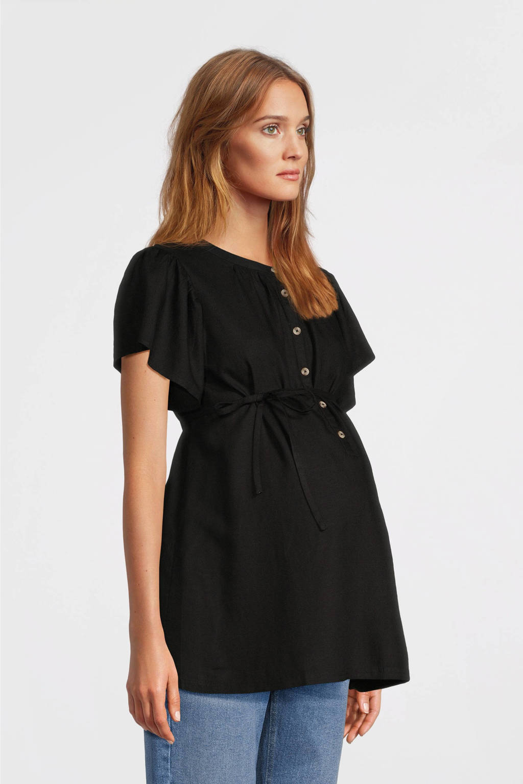Noppies voedingstop Cotia met all over print zwart
