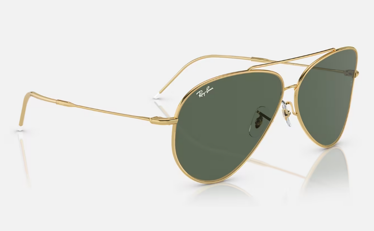 Ray-Ban<br>Aviator Reverse Polished Gold
