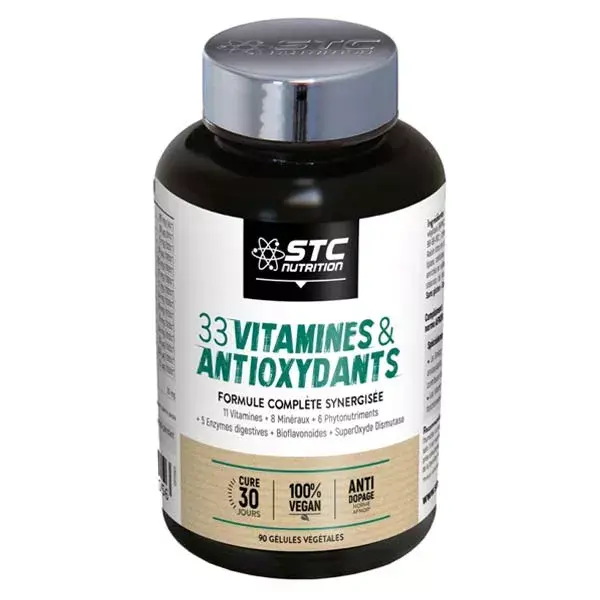 STC Nutrition 33 Vitaminas e Antioxidantes 90 cápsulas