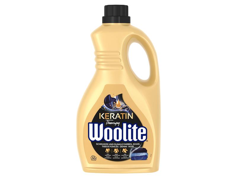 Woolite Flüssigwaschmittel Dunkles 3 l Pflegendes Feinwaschmittel für dunkle Wäsche