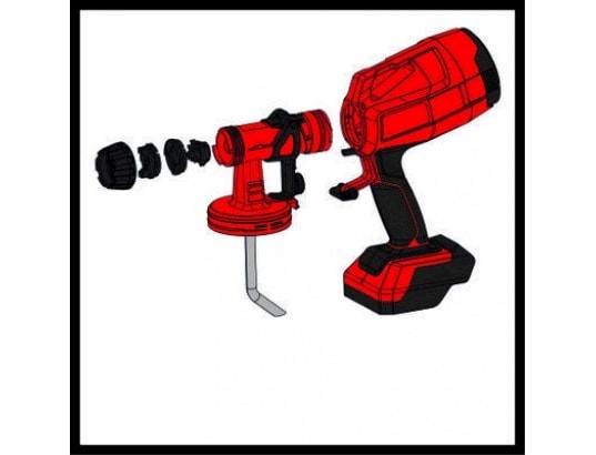 EINHELL - Pistolet à peinture sans fil power x-change tc-sy 18/60 li s...