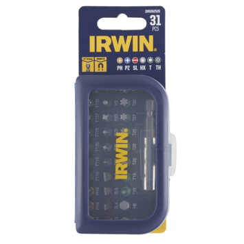 Irwin schroefbitset mixed 25 mm 31-delig (inclusief schroefbithouder)