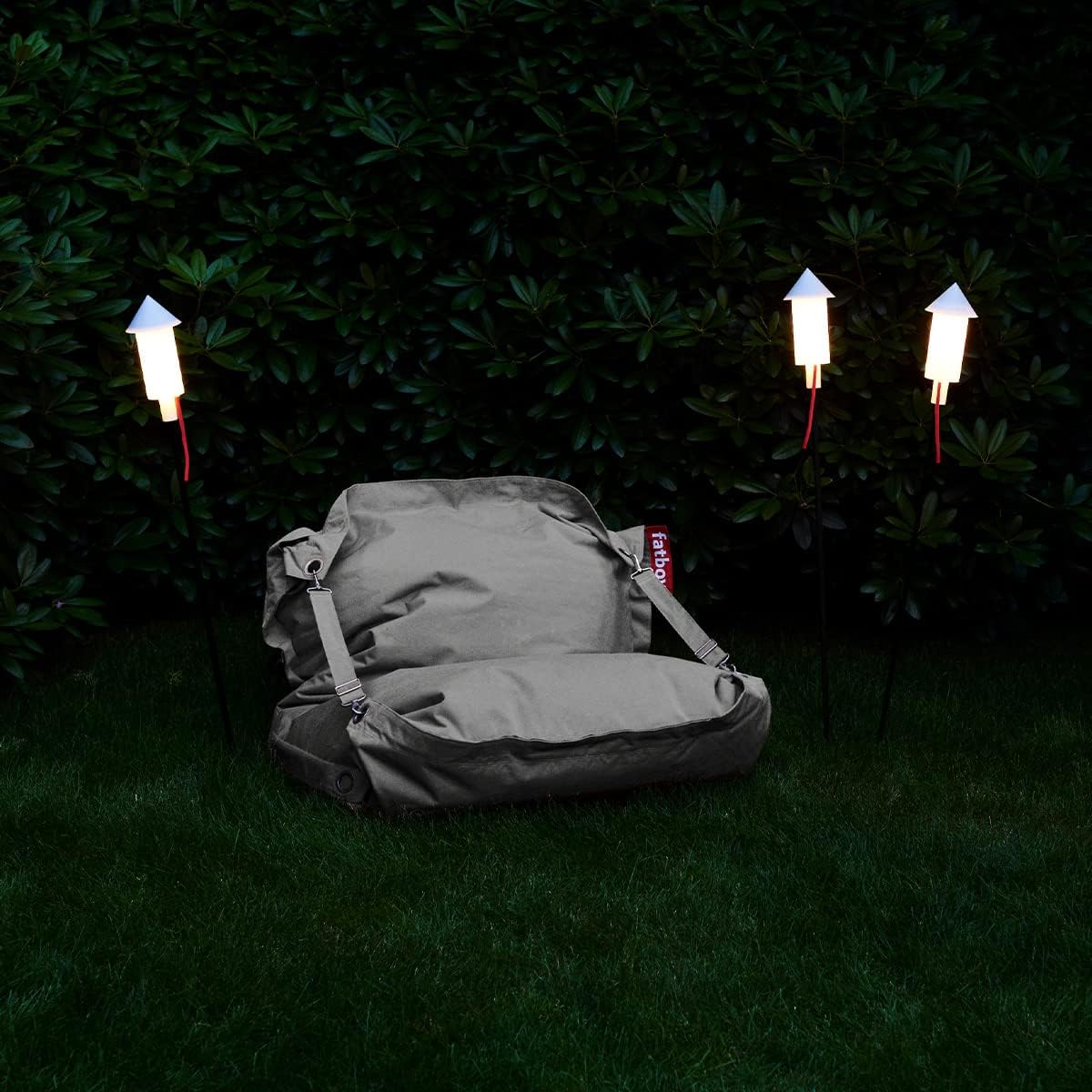 Fatboy Buggle-up Outdoor Sitzsack Rock Grey - Garten Bean Bag - Sitzsack für draußen - 185 x 135cm