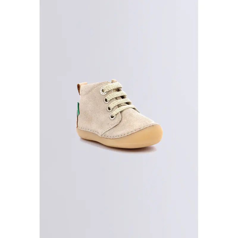Sonizip Beige champagne BOTTILLONS Cuir Fille