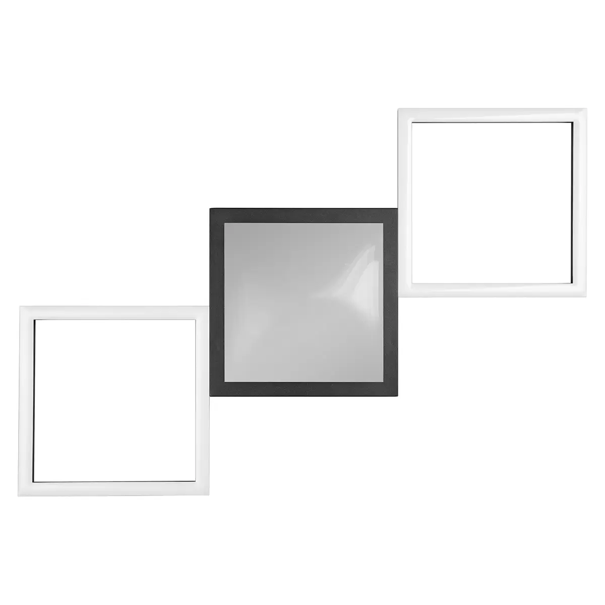 LED-Deckenleuchte Gelo Schwarz