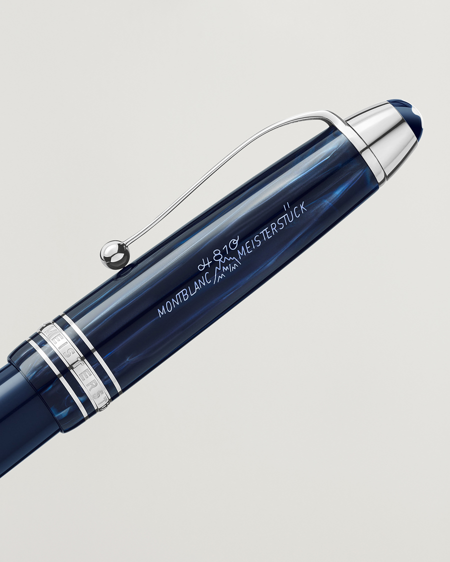 Montblanc Meisterstück Precious Resin FP LeGrand F Blue