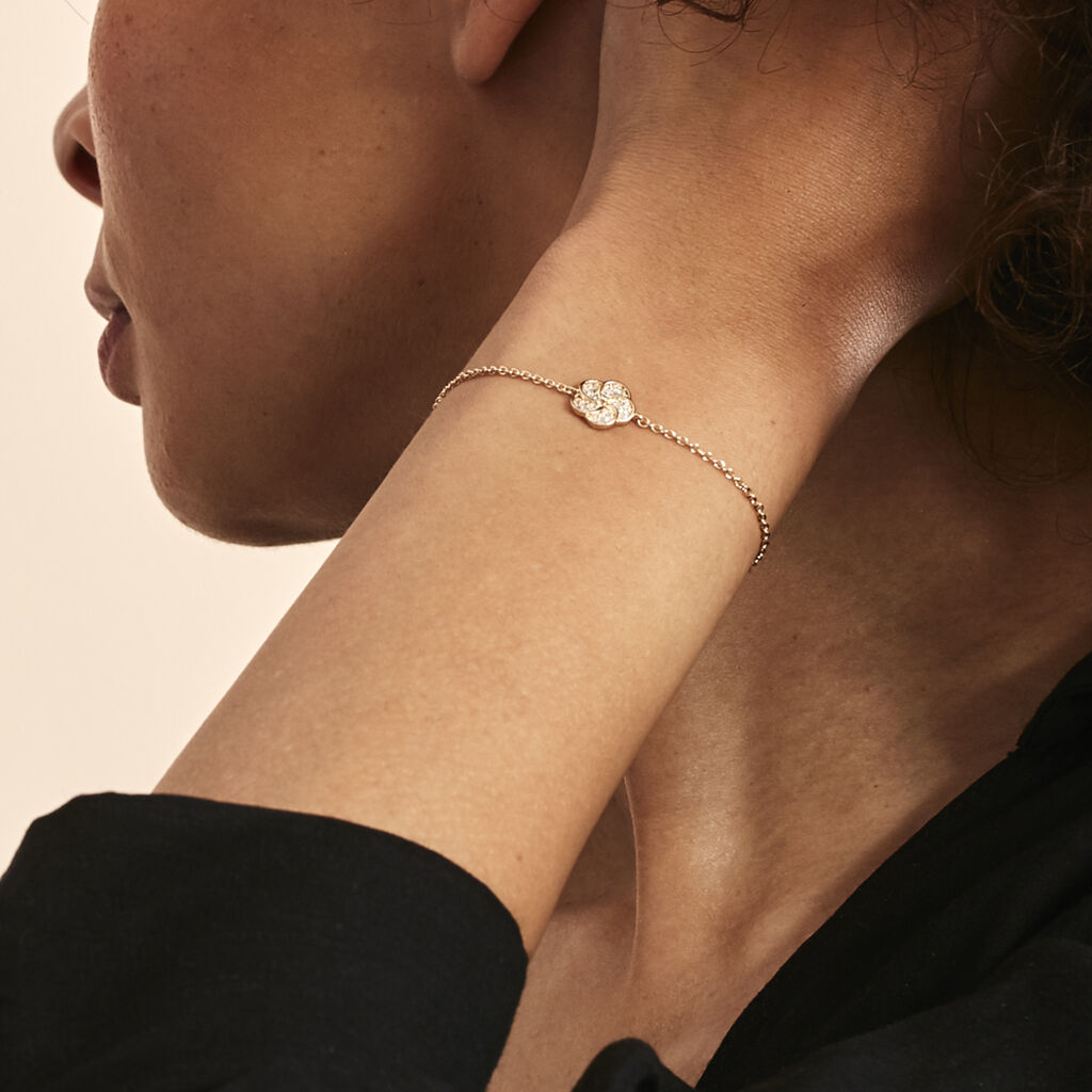 Bracelet Doroteia Plaqué Or Jaune Oxyde De Zirconium