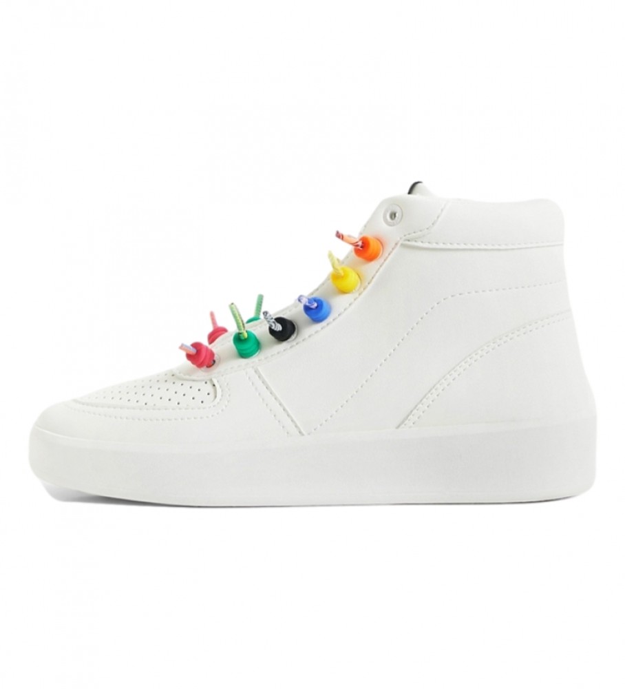 Tênis Desigual Fancy High Laces Branco