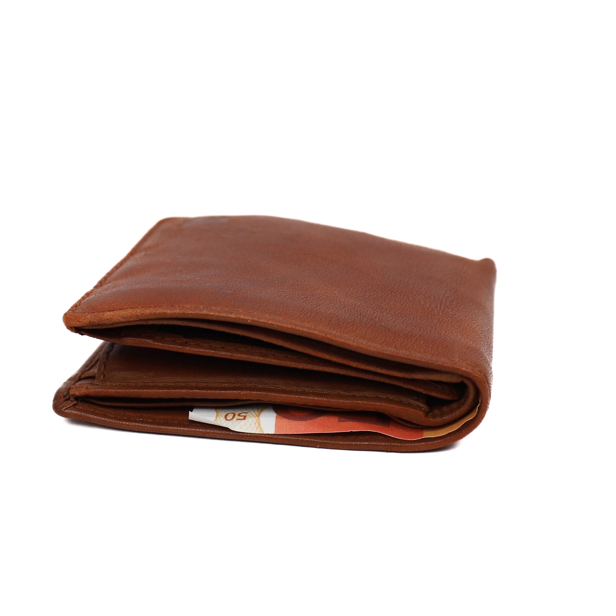 Billfold 'Lucas' cognac Cognac