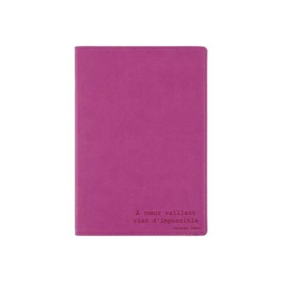 Oberthur Kazan - Carnet de notes A5 - ligné - 160 pages - lilas - papier ivoire