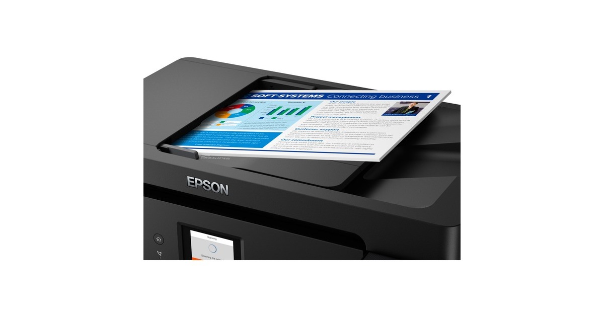 EpsonEcoTank ET-15000 all-in-one inkjetprinter met faxfunctie  (Zwart, Scannen, Kopiëren, Faxen, LAN, Wi-Fi)